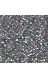 Miyuki delica beads 10/0 - Transparent grey iris DBM-107